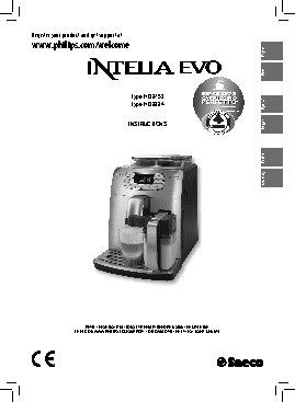 SAECO HD8884 Intelia Evo