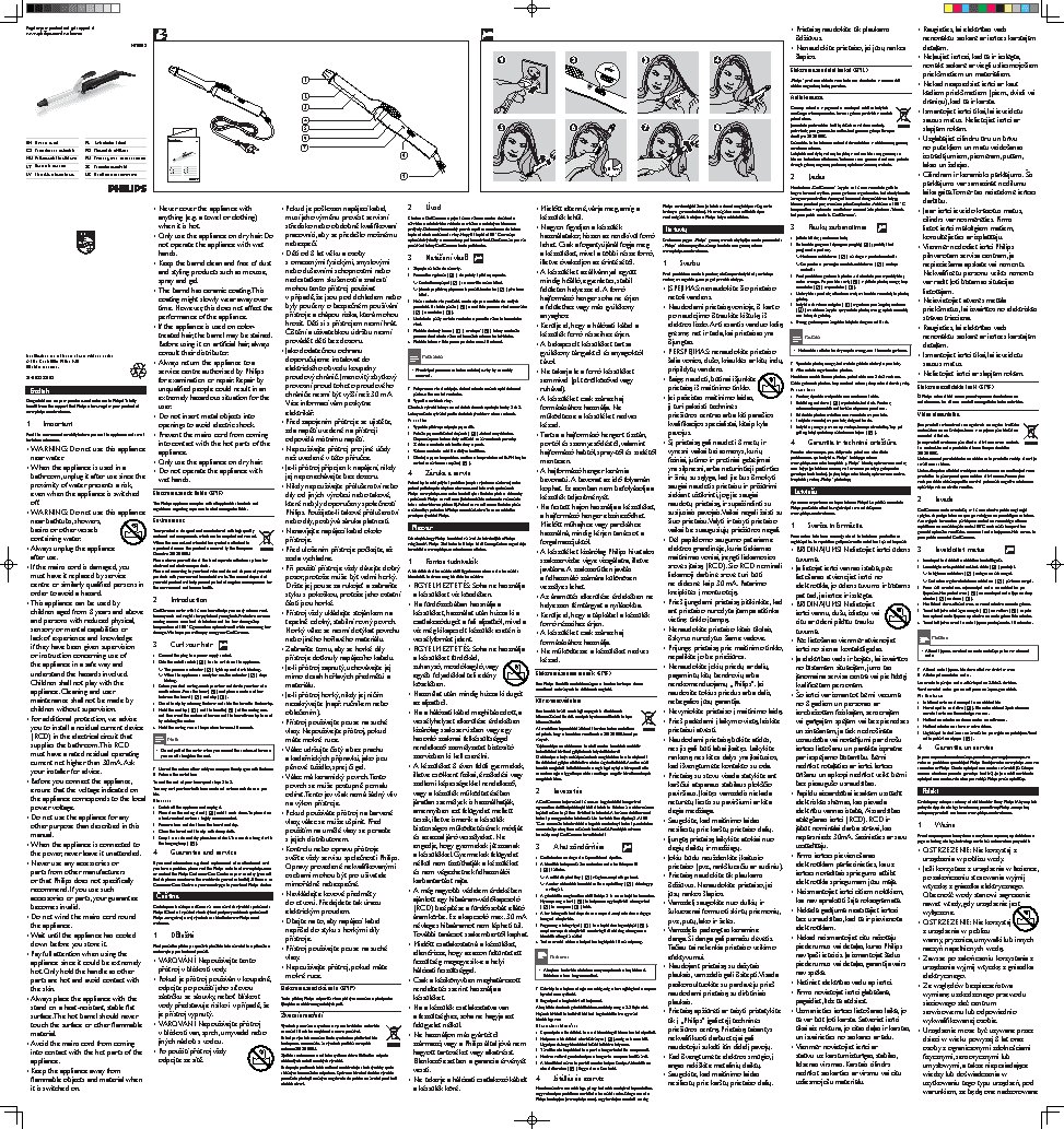 PHILIPS SimplySalon Curl HP8602/00