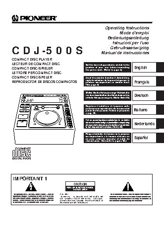 PIONEER CDJ-500S