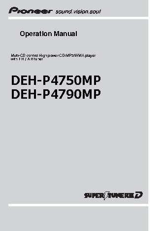 PIONEER DEH-4750MP