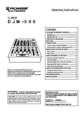 PIONEER DJM-500