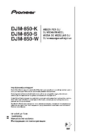 PIONEER DJM-850-W