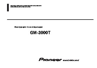 PIONEER GM-3000T