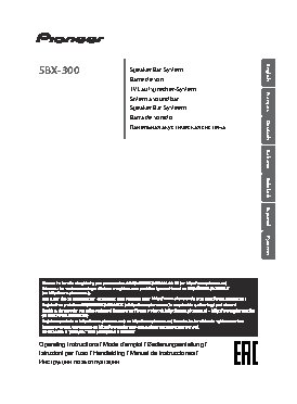 PIONEER SBX-300