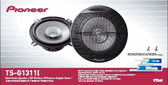 PIONEER TS-G1311 I