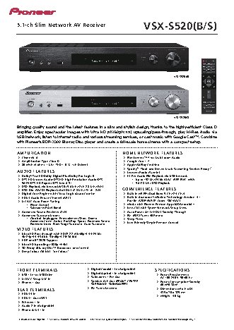 PIONEER VSX-S520-B