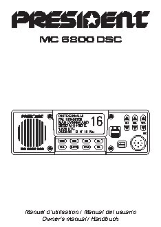 PRESIDENT MC 6800 DSC