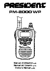 PRESIDENT PM 2000 WP