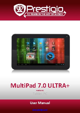 PRESTIGIO Multipad 7.0 Ultra PMP3570C