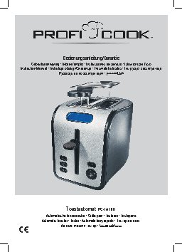 PROFI COOK PC-TA 1011