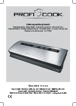 PROFI COOK PC-VK 1015 DS