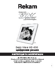 REKAM DejaView HD830