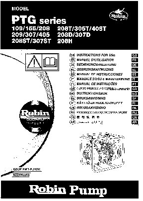 ROBIN SUBARU PTG307D
