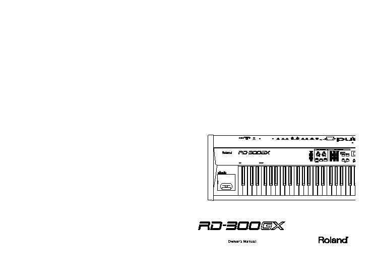 ROLAND RD-300GX