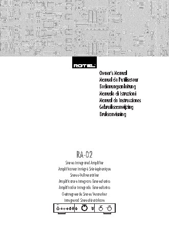 ROTEL RA-02