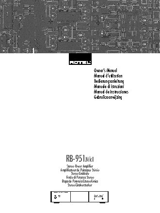 ROTEL RB951 mk II