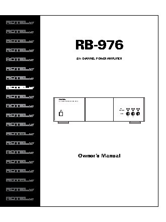 ROTEL RB976