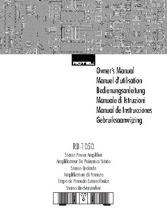 ROTEL RB-1050