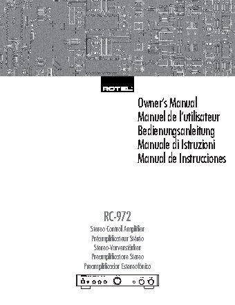 ROTEL RC972