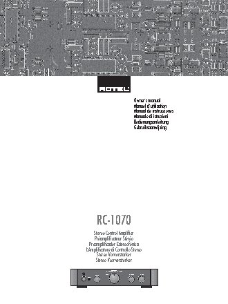 ROTEL RC1070