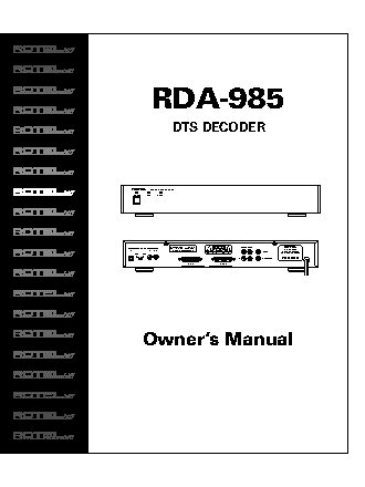 ROTEL RDA985