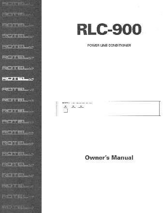 ROTEL RLC900