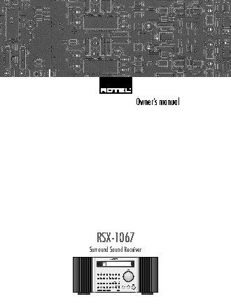 ROTEL RSX-1067
