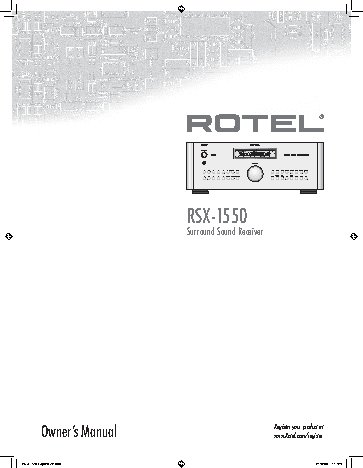 ROTEL RSX-1550