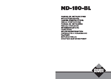 RUBI ND-180-BL