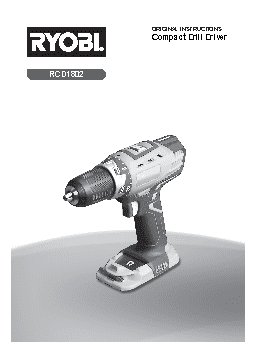 RYOBI RCD1802M (3001170)