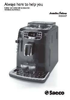 SAECO HD 8887/19 Intelia Deluxe