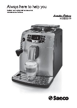 SAECO HD 8888/19 Intelia Deluxe