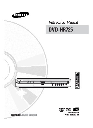 SAMSUNG DVD-HR725
