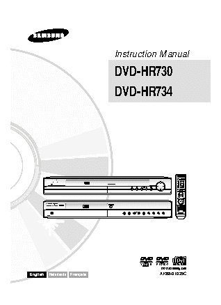 SAMSUNG DVD-HR734