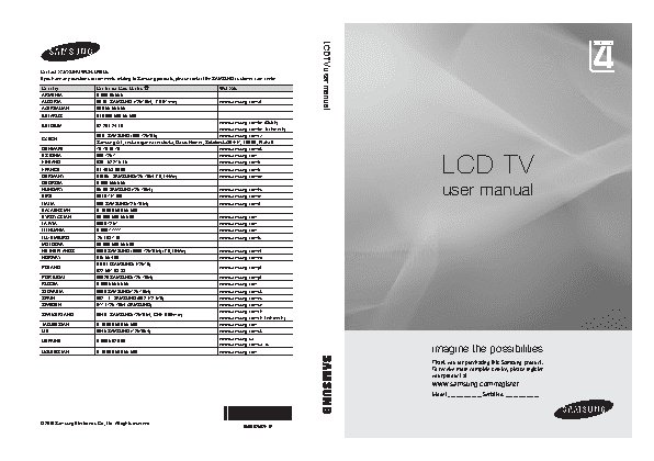 SAMSUNG LE-22C450E1W