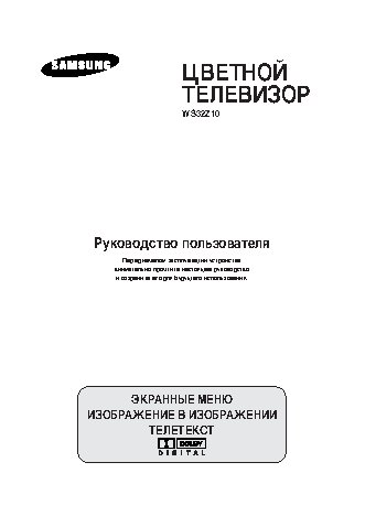 SAMSUNG WS-32Z10 HVTQ