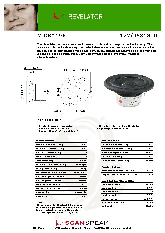 SCANSPEAK 12M/4631G00