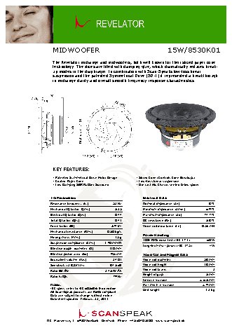 SCANSPEAK 15W/8530K01