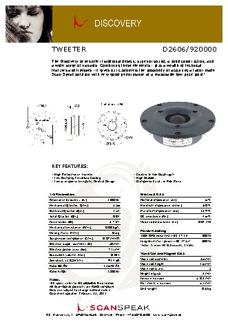 SCANSPEAK D2606/920000