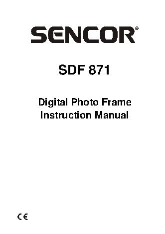SENCOR SDF 871 B