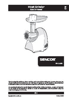 SENCOR SMG 4380