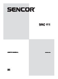 SENCOR SRC 111