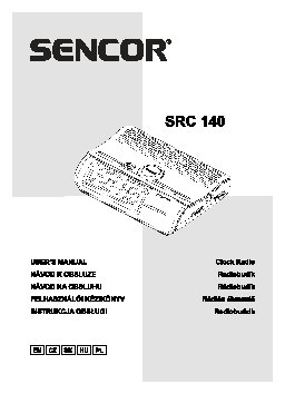 SENCOR SRC 140 R