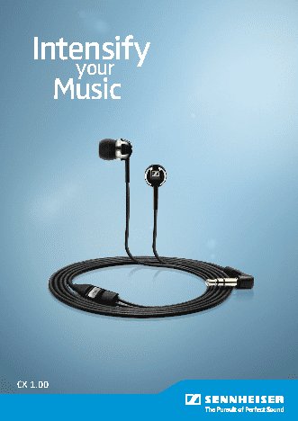 SENNHEISER CX 1.00