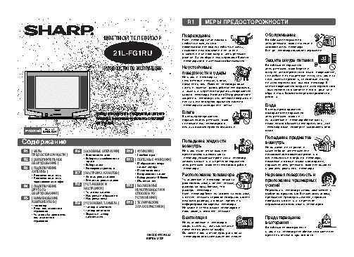 SHARP 21L-FG1RU