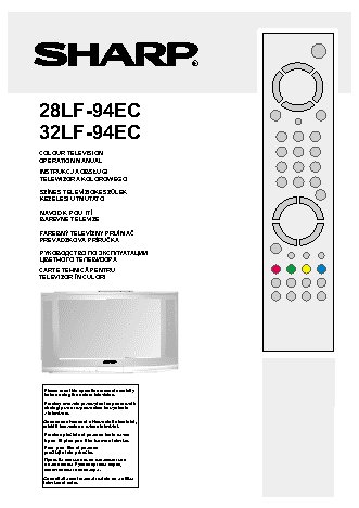 SHARP 28LF-94EC / 32LF-94EC