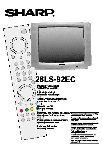 SHARP 28LS-92EC