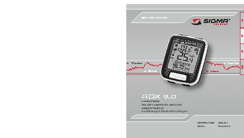 SIGMA Sport Rox 9.0