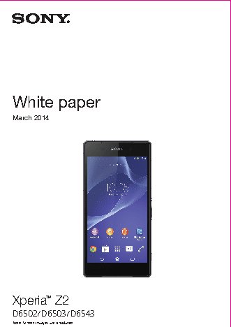 SONY D6503 Xperia Z2