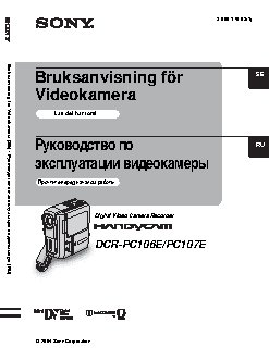 SONY DCR-PC106E